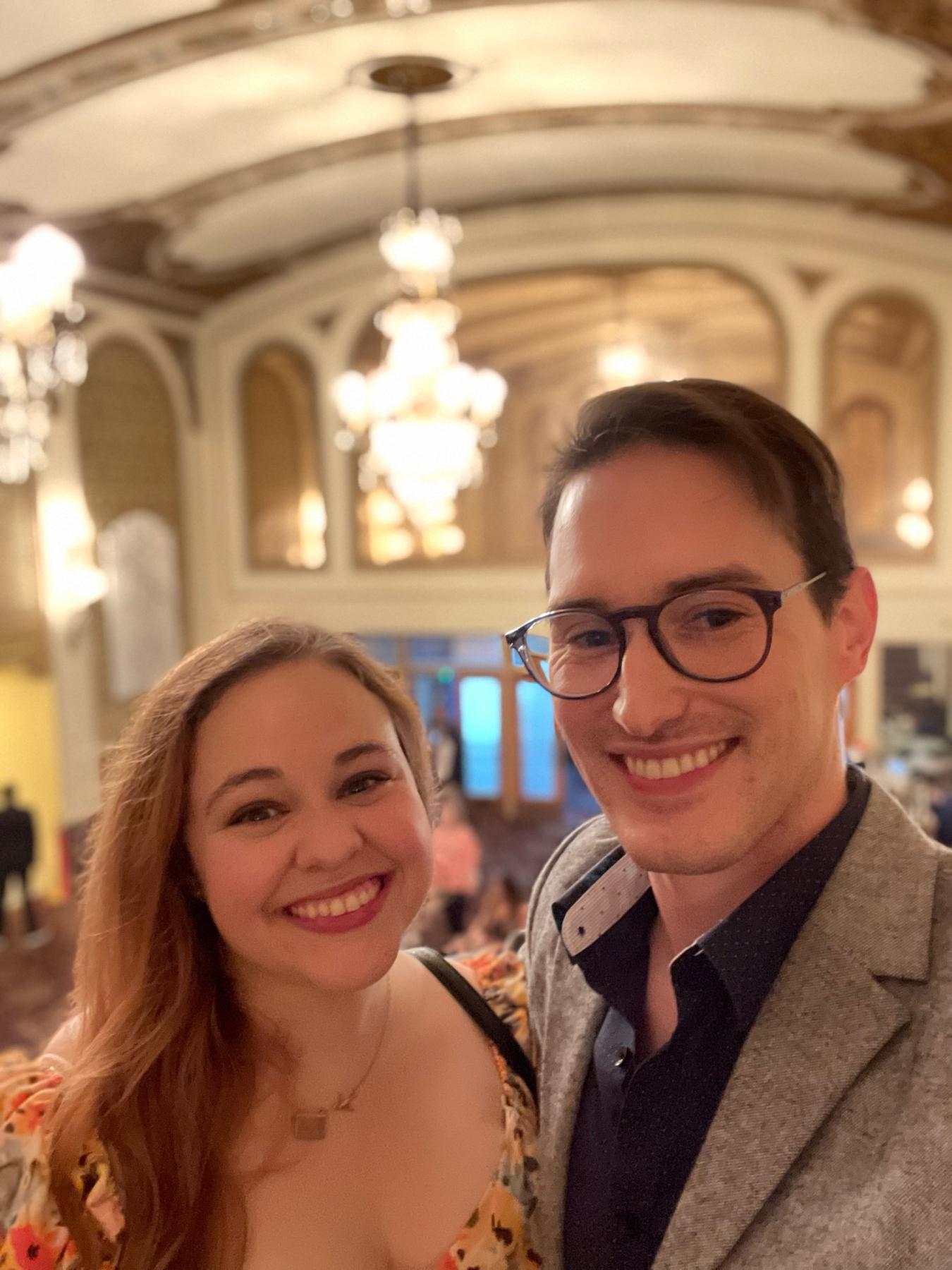 Nights out together at the theatre are the best!