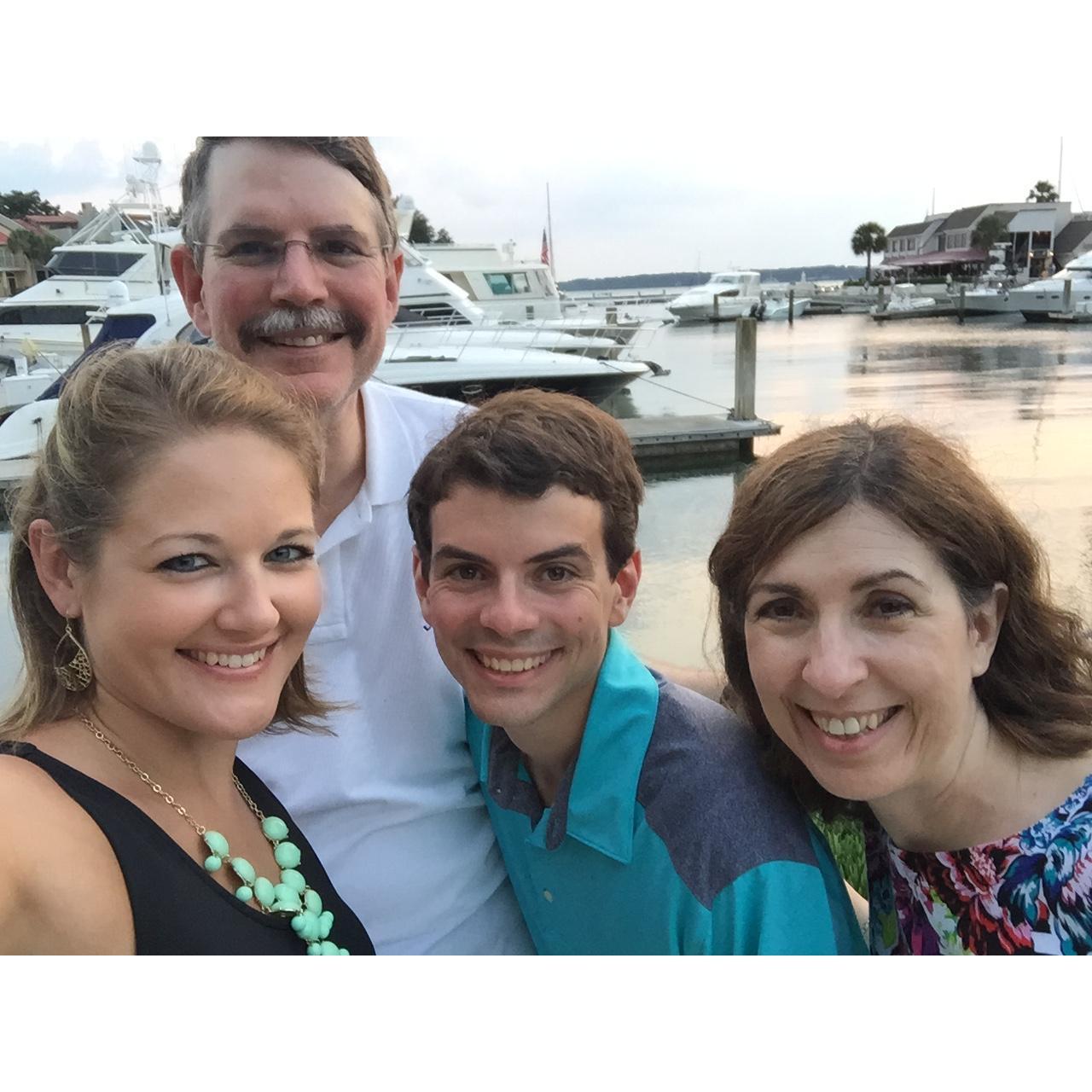 August 2015 - Hilton Head, South Carolina - First family vacation with the Haubrocks