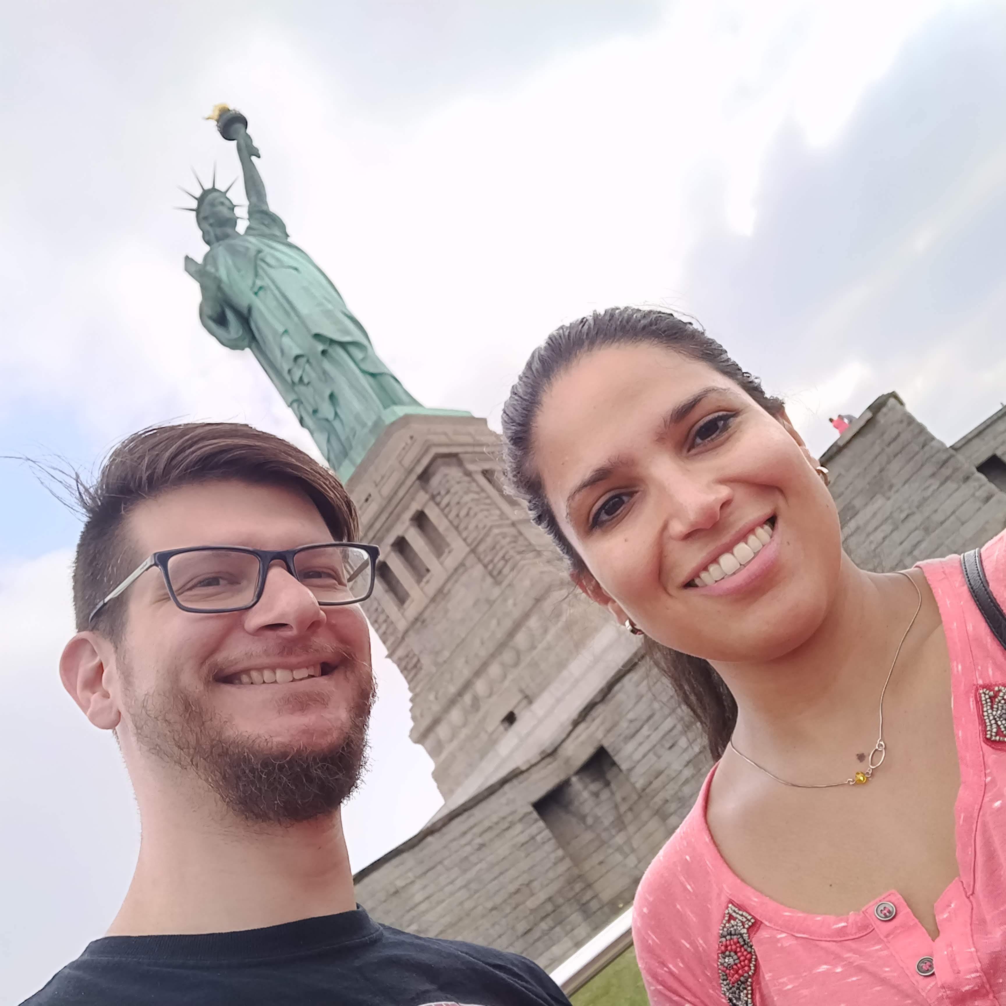 Lady Liberty looking over us...
