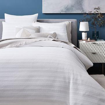 Dobby Ladder Stripe Euro Shams