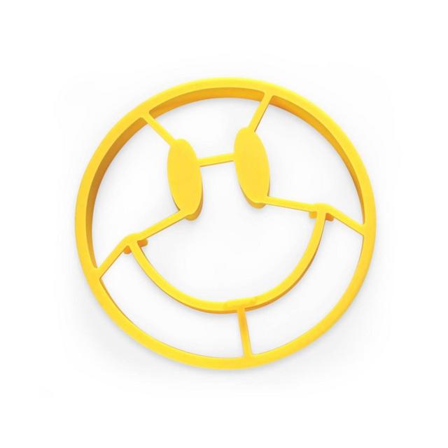 'Crack A Smile' Smile Face Breakfast Mold Yellow