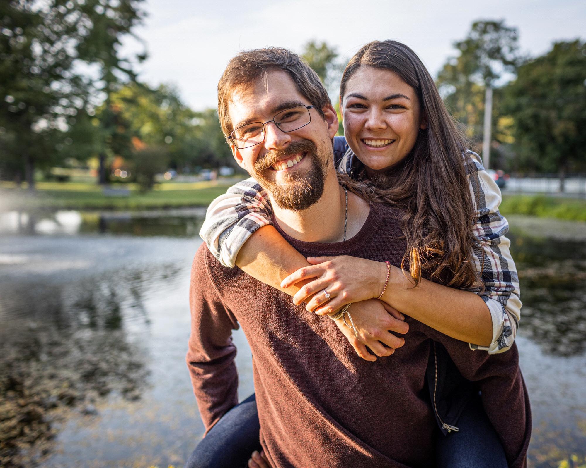 Engagement photos, courtesy of Michael Barr
