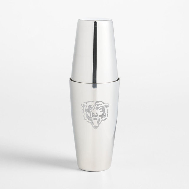 NFL Chicago Bears Stainless Steel Boston Shaker