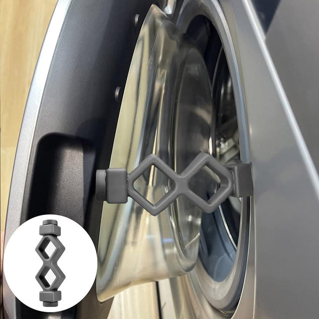 Washer Door Prop, Magoog Front Load Washer Door Prop, Keep Front Load Washer Door Open and Dry to Prevent Damping, Washer Door Holder for Front Load Washing Machines, Grey