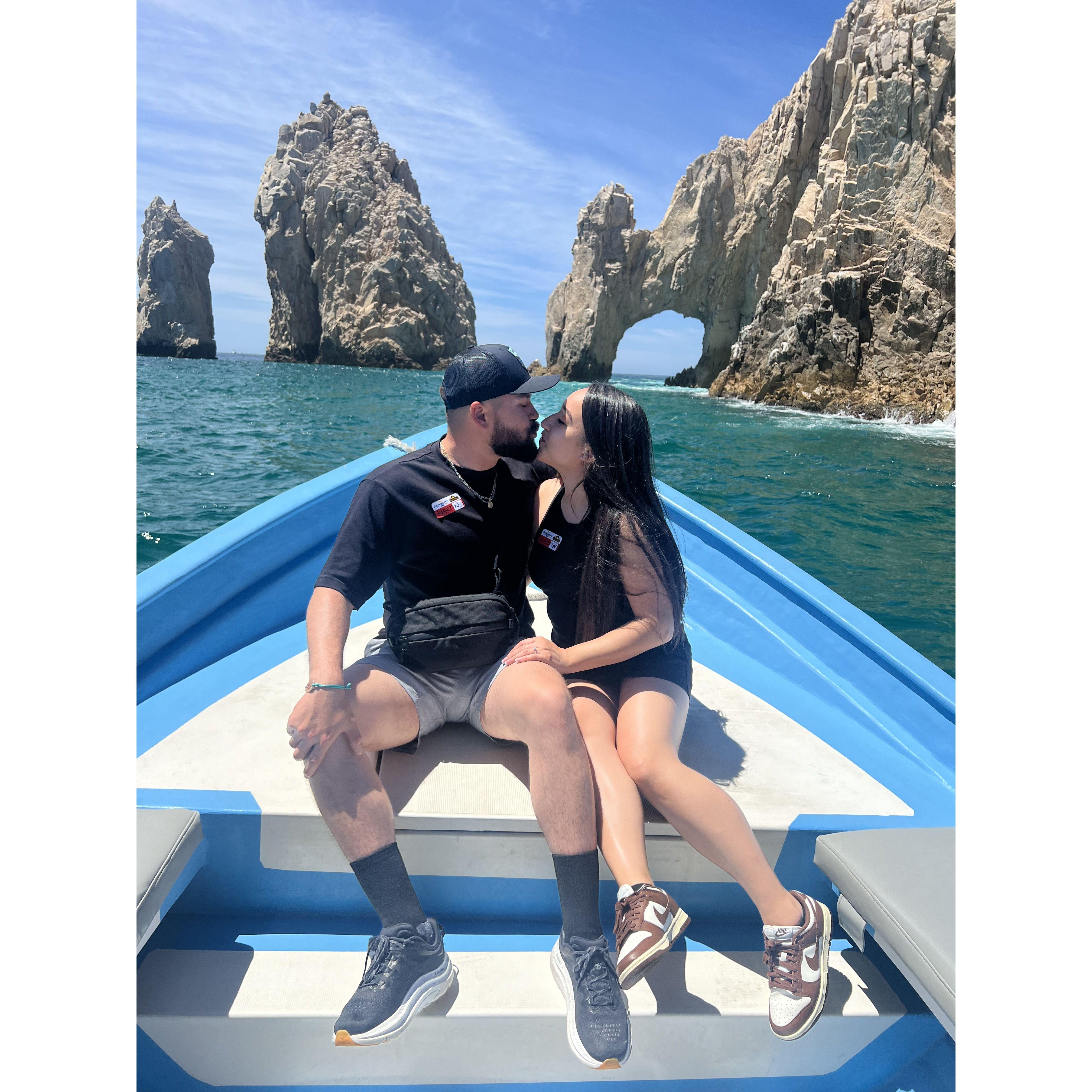 Boat ride to Los Arcos