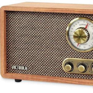 Victrola Willow – Retro Wood Bluetooth Radio (Walnut)