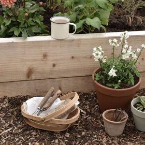 Garden Tools Set with Basket