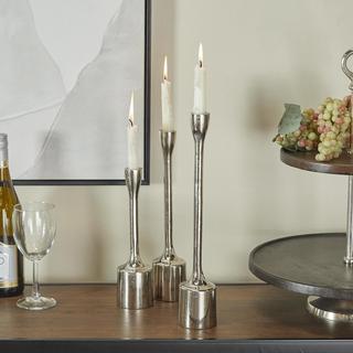 3-Piece Slim Decorative Candle Holder Set