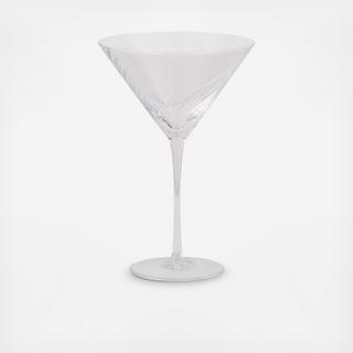 Twist Diamond Martini Glass