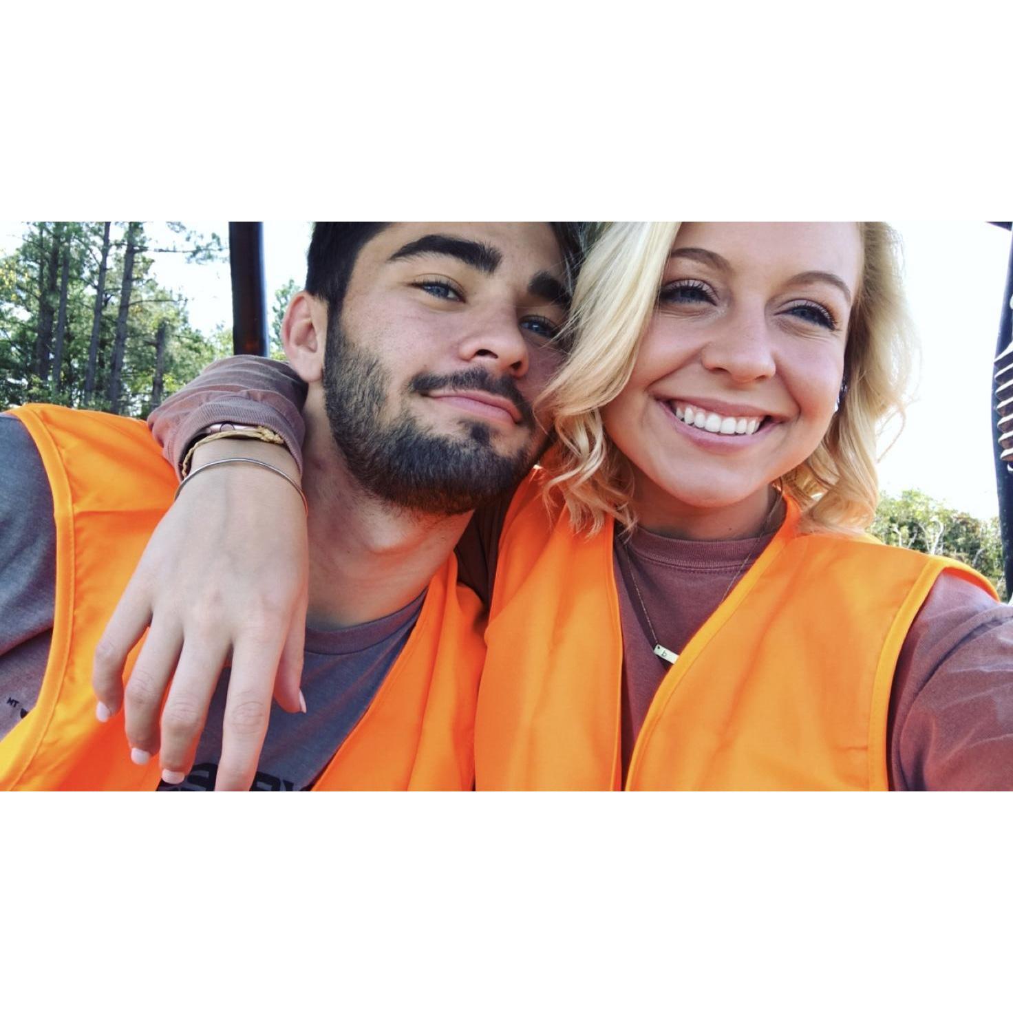 The first time we went hunting together!