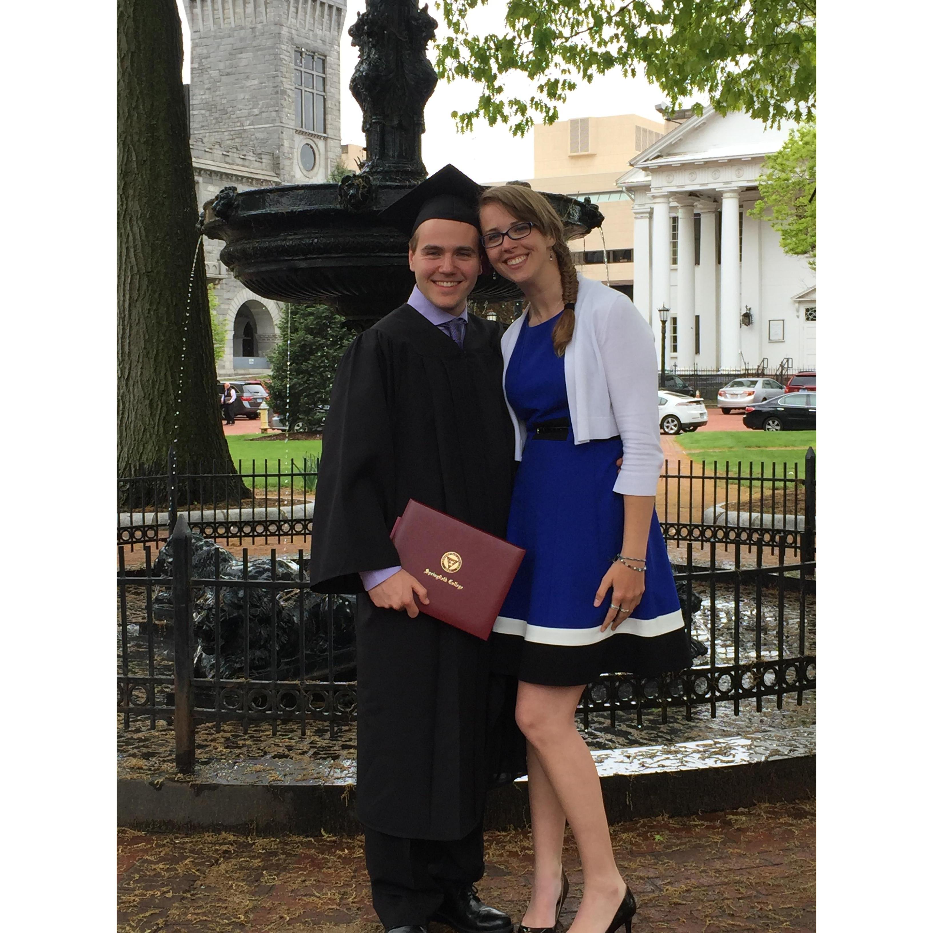 yay he did it! (Graduation 5/14/2017)
