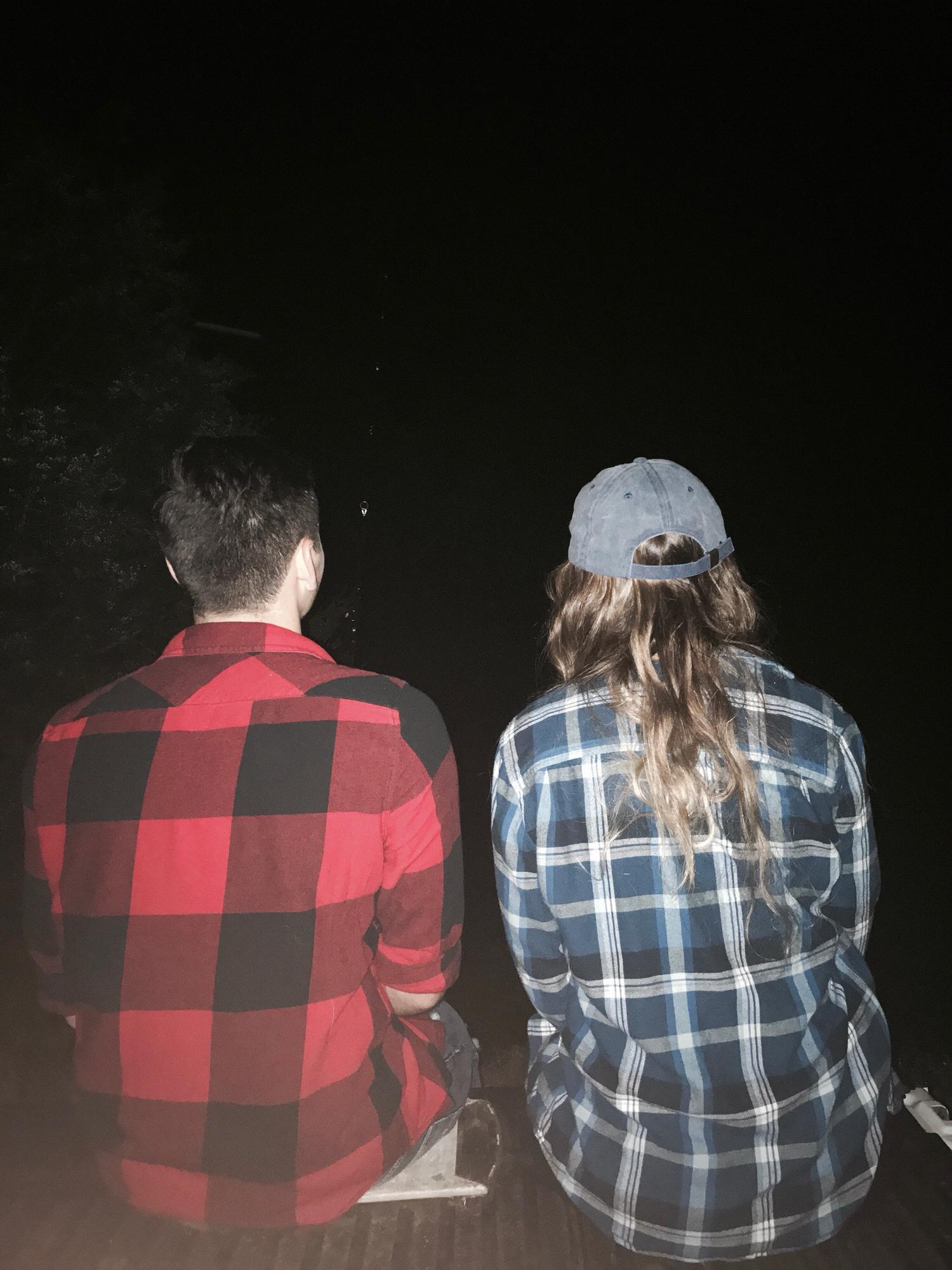 This was our first picture taken together