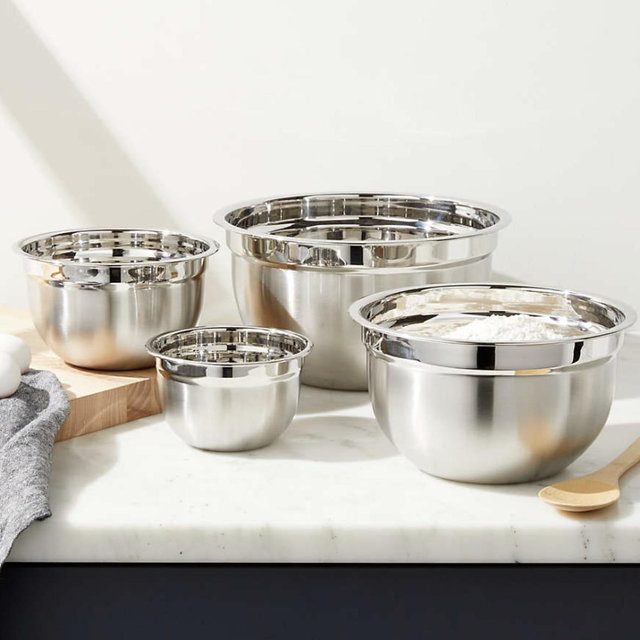 4-Piece Stainless Steel Bowls