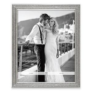 Arte de Casa - Arte De Casa 11-Inch x 14-Inch Triple Row Glitter Frame in Silver