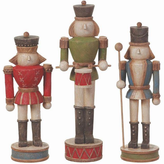 Decorative Nutcracker, Set of 3