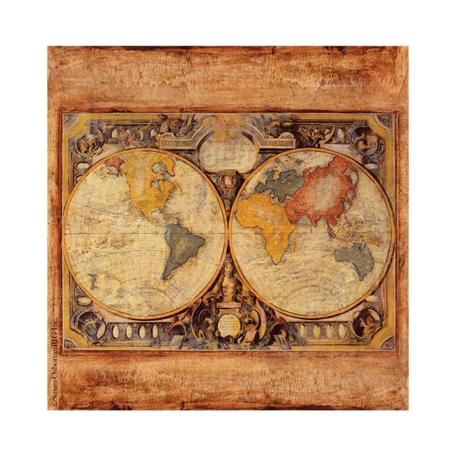 Thirstystone Old Map 4 Piece Occasions Coaster Set