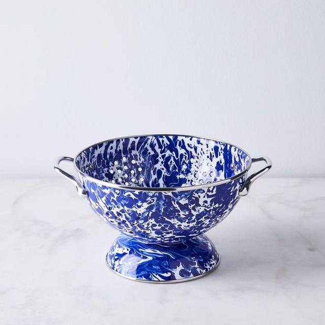 Enamel Colander in 2QT COBALT