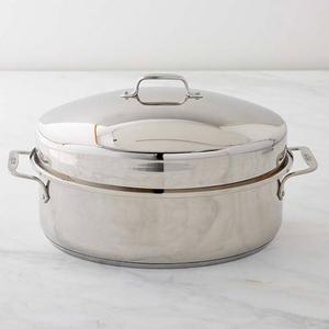All Clad Stainless-Steel Covered Oval Roaster