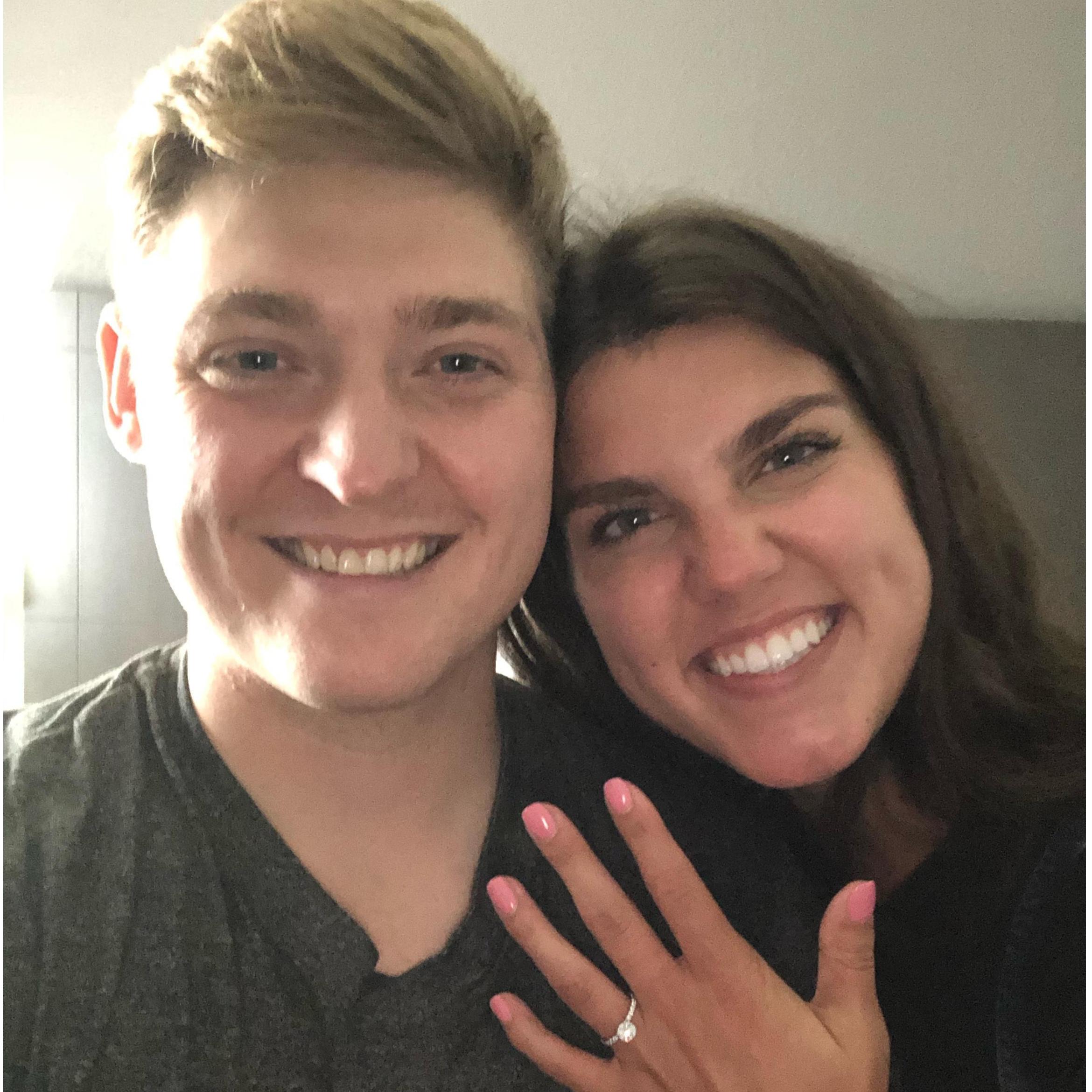 The picture taken before the phone calls!