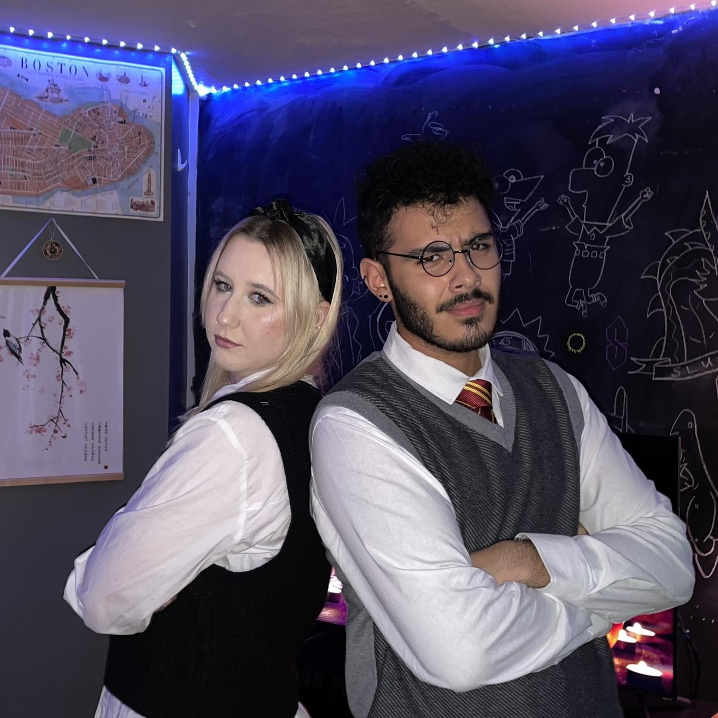 Draco Malfoy and Harry Potter, Halloween 2021