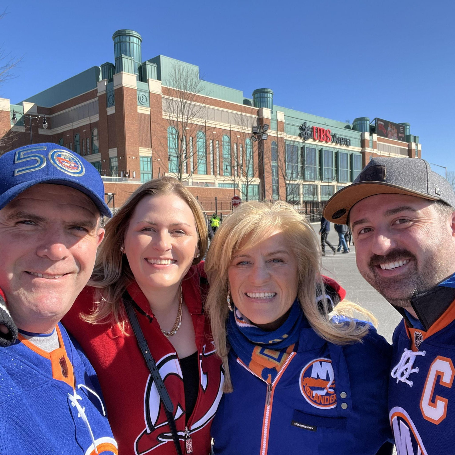 Hockey games with Aunt Beth and Uncle Tommy are the best!