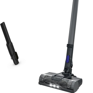 Shark Pet Cordless Stick Vacuum with XL Dust Cup, LED Headlights, Removable Handheld Vac, Crevice Tool, Portable Vacuum for Household Pet Hair, Carpet and Hard Floors, 40min Runtime, Grey, IX141