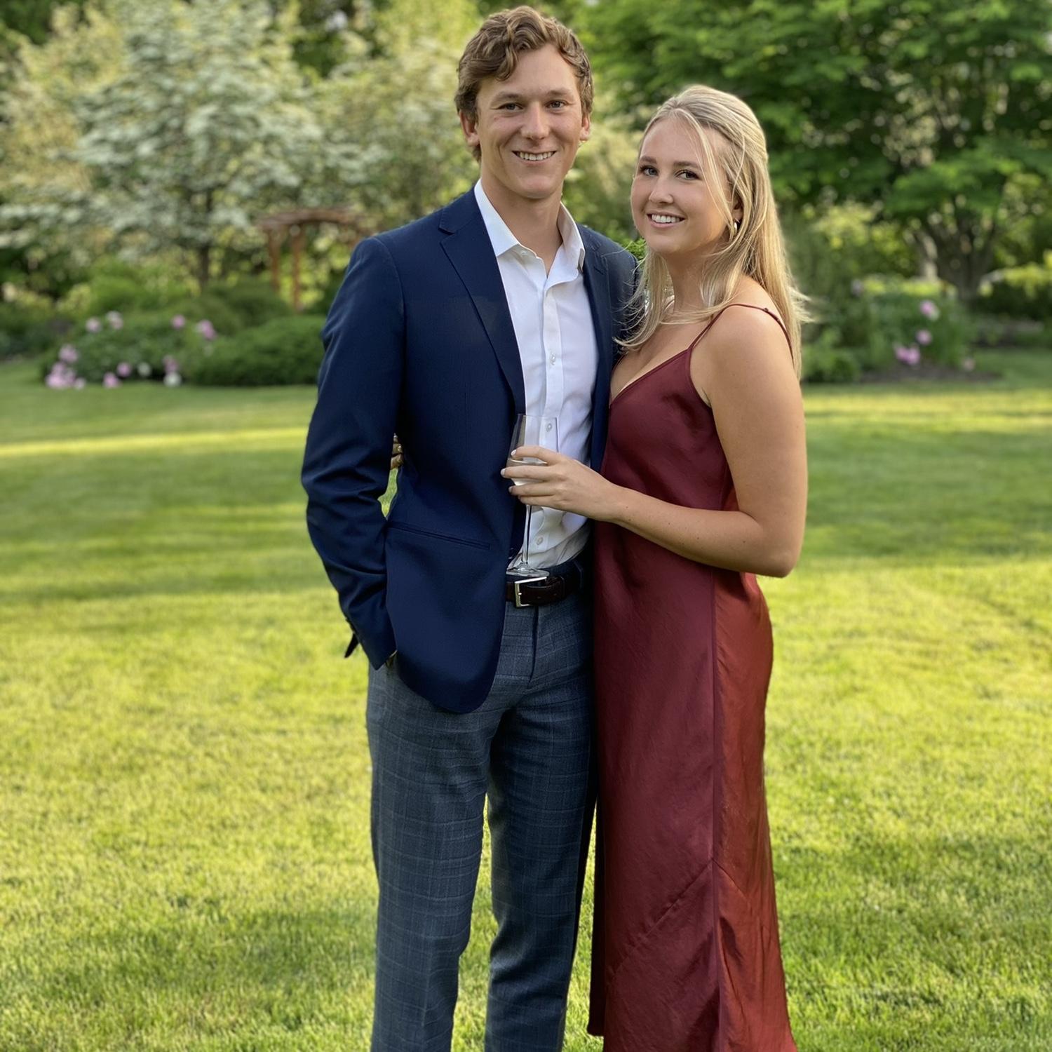 Our first wedding together