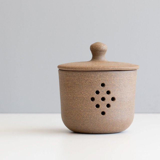 Ceramic Garlic Keeper - Garlic Jar