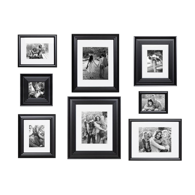 8pc Odessa Frame Box Set Black - Kate & Laurel All Things Decor