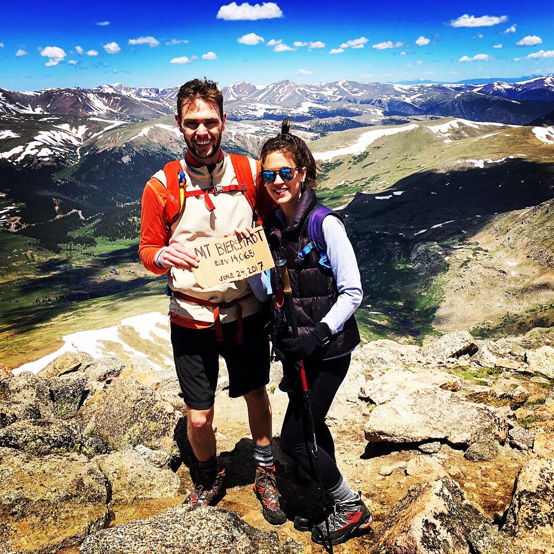 Our very first (and last) 14er hike - Mt. Bierstadt!