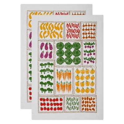 2pk Kitchen Towel Garden Patch Green - Mu Kitchen