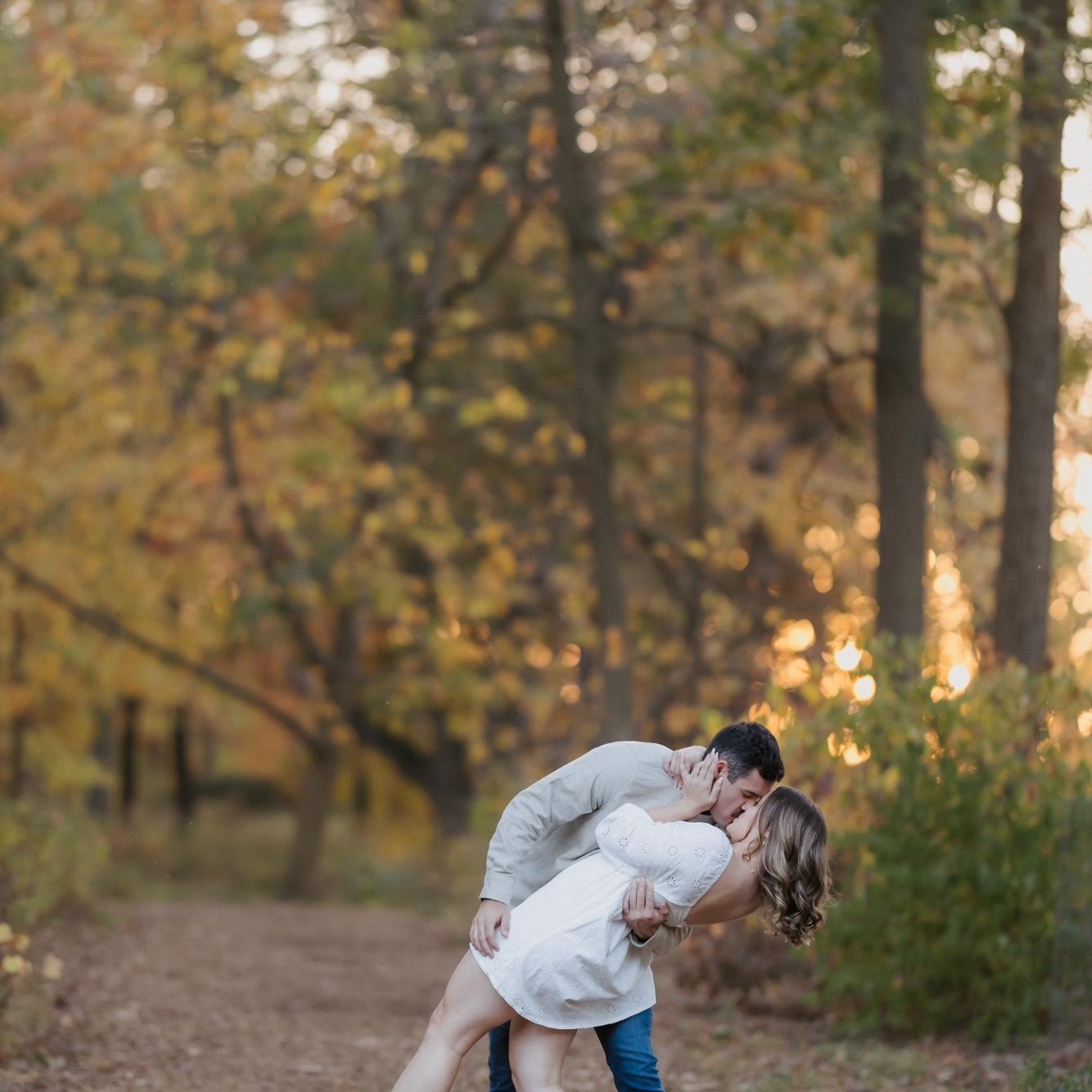 Practicing our dip kiss!
