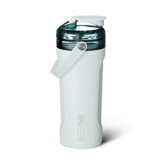 BrüMate MultiShaker Blender Shaker Bottle | 100% Leakproof Insulated Stainless Steel The Perfect Shaker Cup, Protein Shaker Bottle, and Pre Workout Bottle for the Gym | 26oz (Blue Agave)
