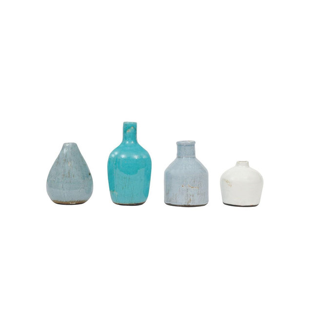 Terra Cotta Vases, Set of 4