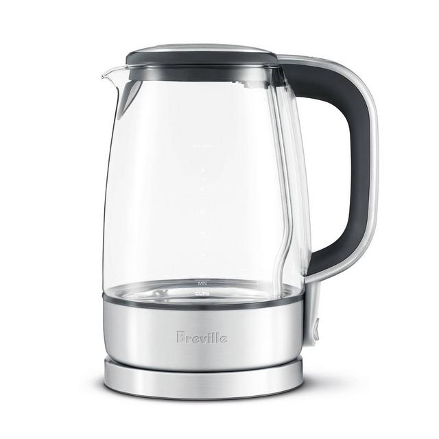Breville 56oz The Crystal Clean Glass Electric Kettle BKE595XL