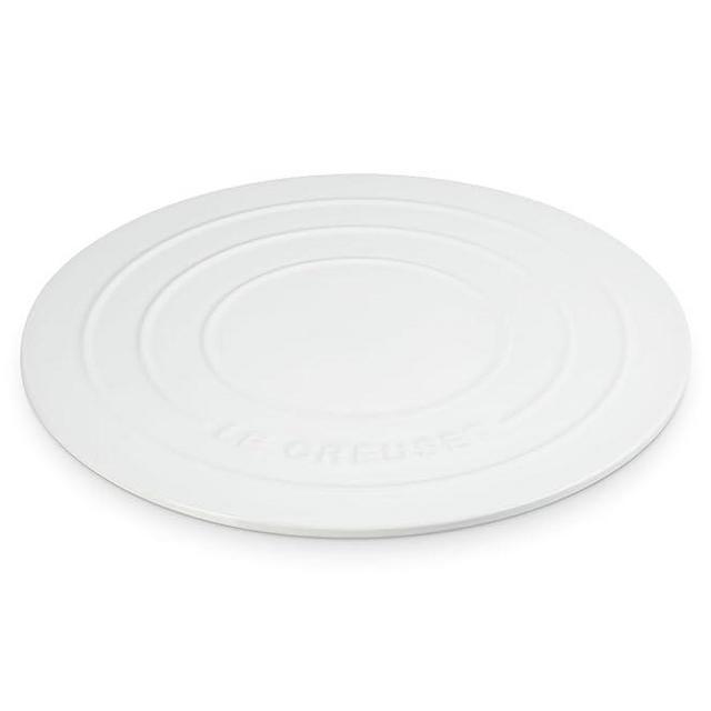 Le Creuset Stoneware Round Pizza Stone, 15 in., White