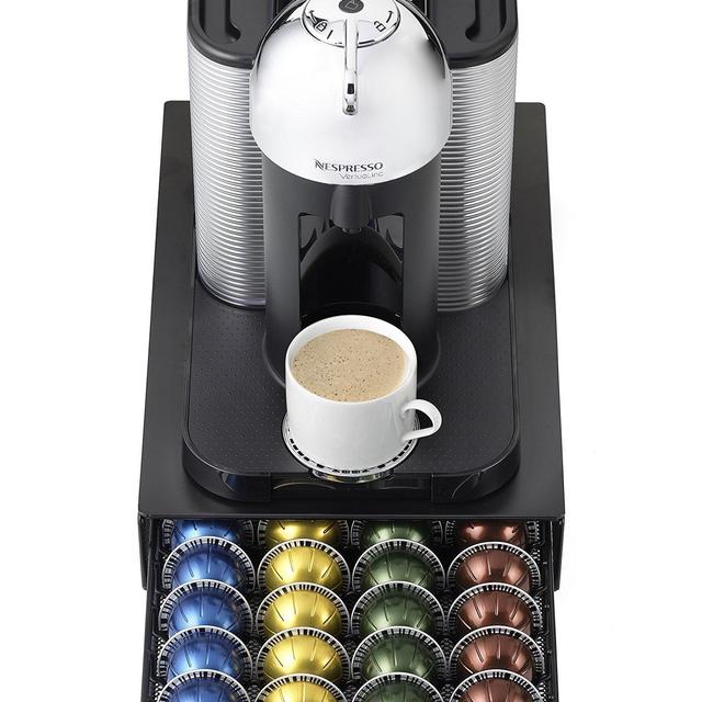 NIFTY 6145 Nespresso Vertuoline Capsule Drawer for Coffee Machines, Black