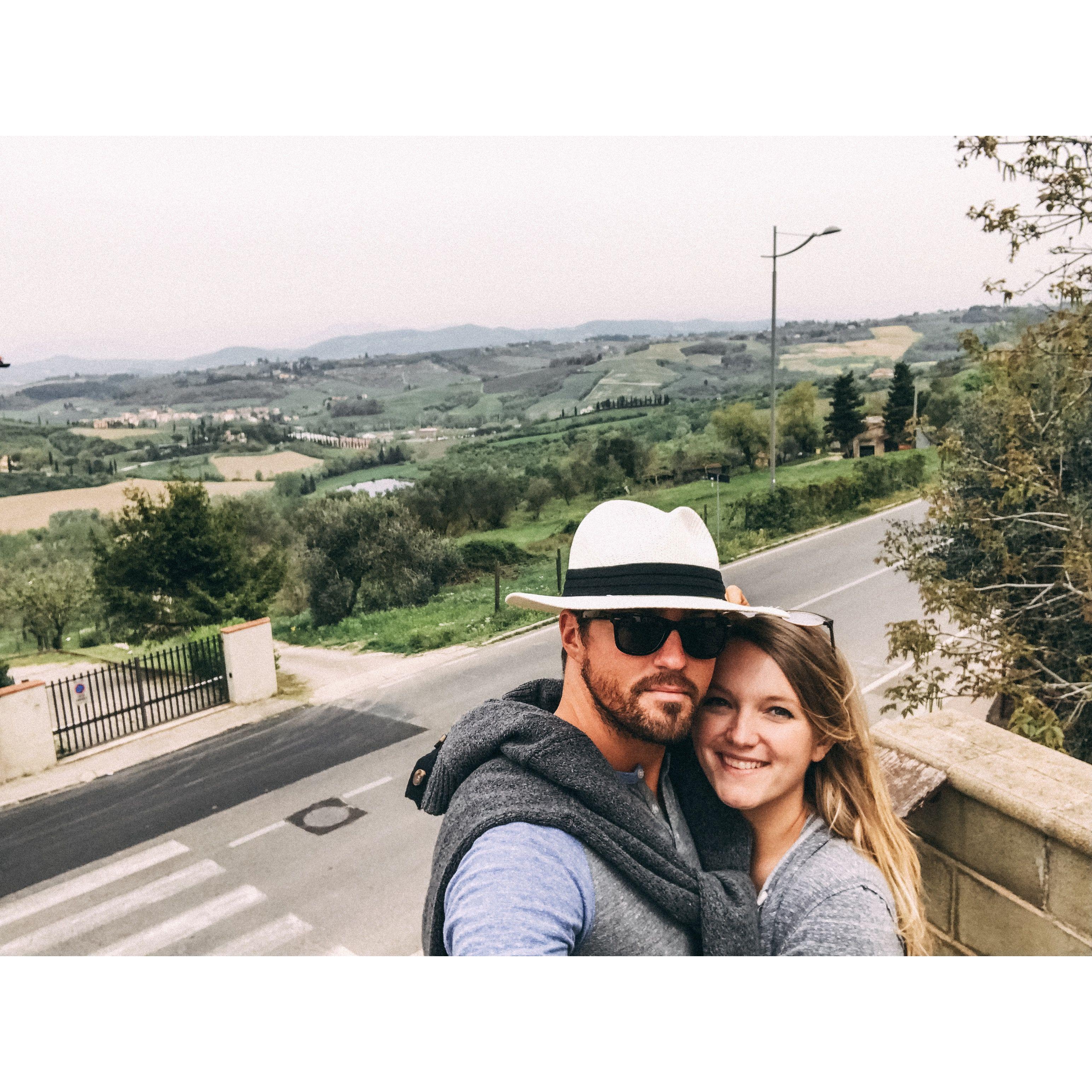 Day 1 in Tuscany.