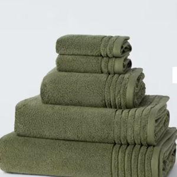 John Lewis Micro-Fresh Ultra Soft Cotton Towels, Avocado