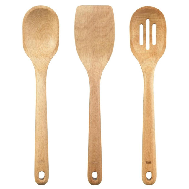 OXO Good Grips 3- Piece Wooden Utensil Set