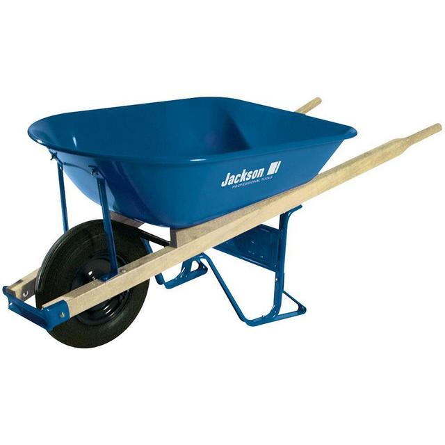 5 cu. ft. Heavy Gauge Seamless Steel Wheelbarrow