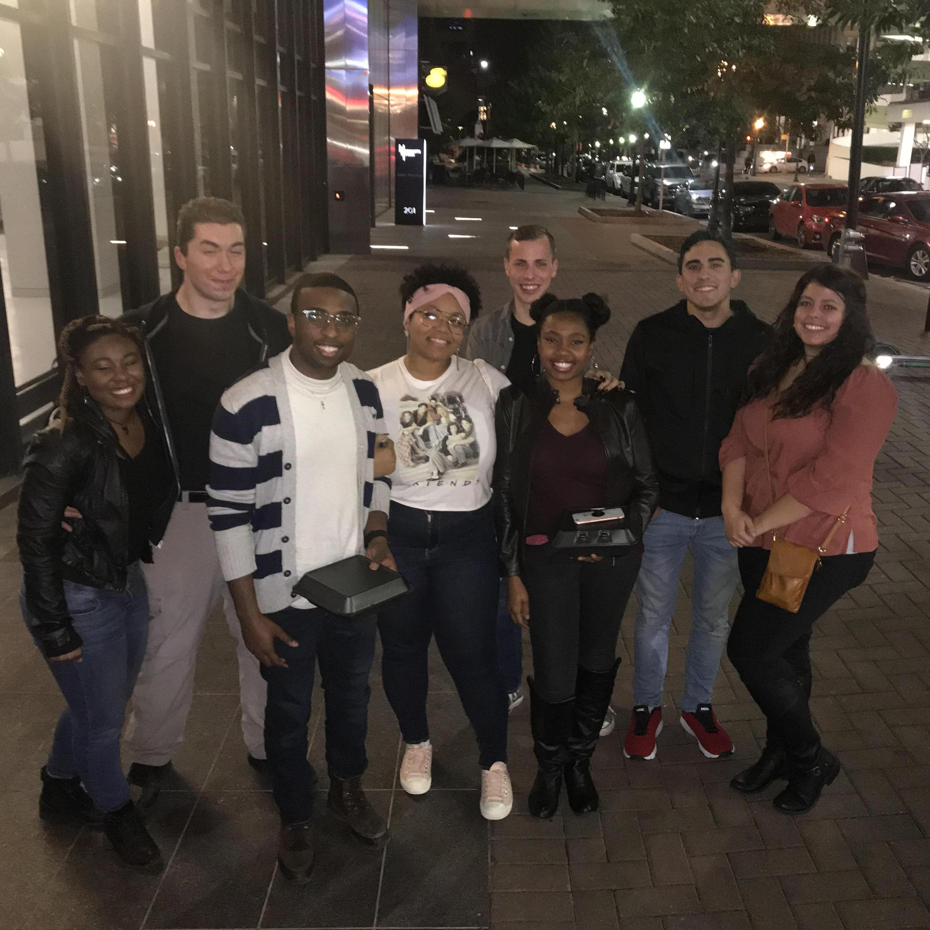 Out with Friends.  Warren and Carmen chaperoned a lot.