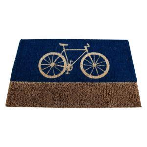 Bike Boot Scrape 18 in. x 30 in. Coir Door Mat