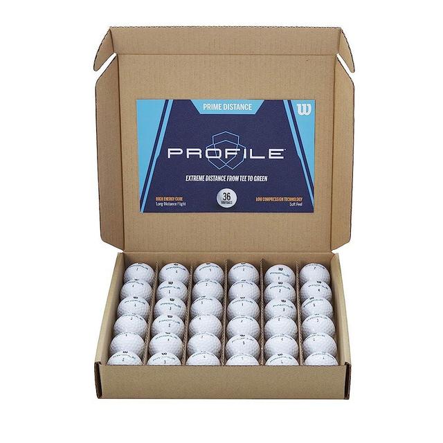 WILSON Profile Distance Golf Ball 36 pack