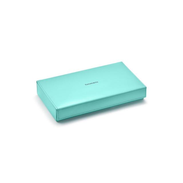 Large Multifunctional Box in Tiffany Blue® Leather