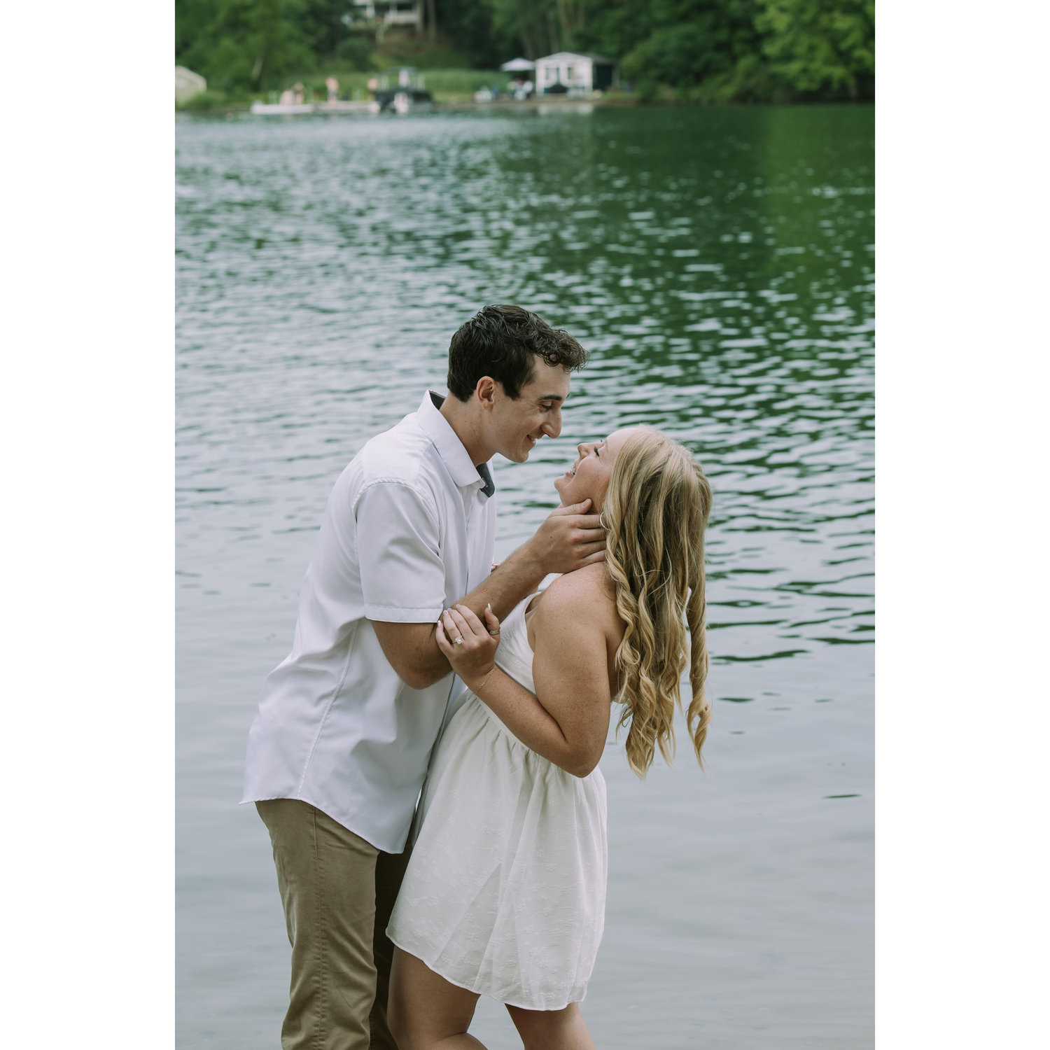 Our Engagement Photoshoot on the Lake