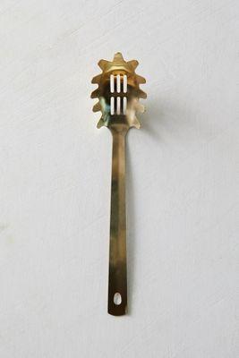 Gold Pasta Serving Spoon