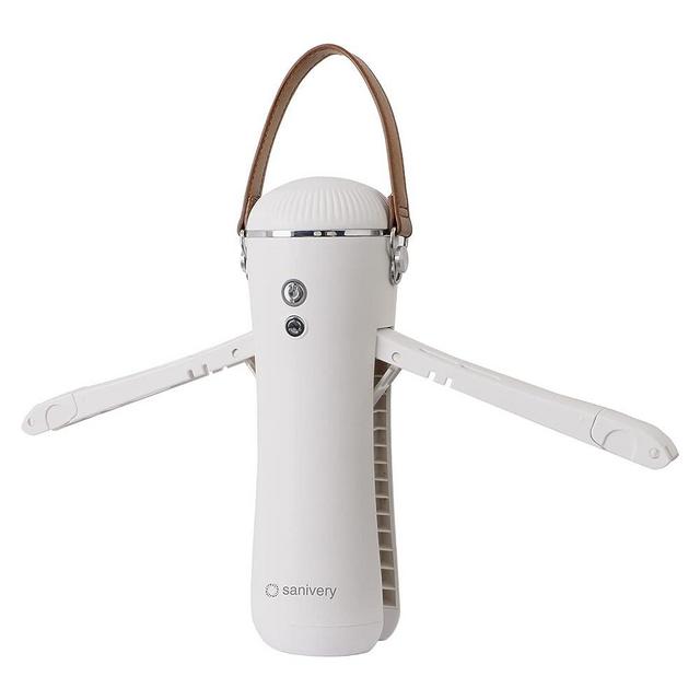 Sanivery Electric Portable Dryer for Clothes - Mini Clothes Dryer with Shoe Drying Attachment, Foldable Drying Rack, Super-Quiet Motor, Timers Automatically Shutdown - Compact Travel Dryers for RV and Apartments