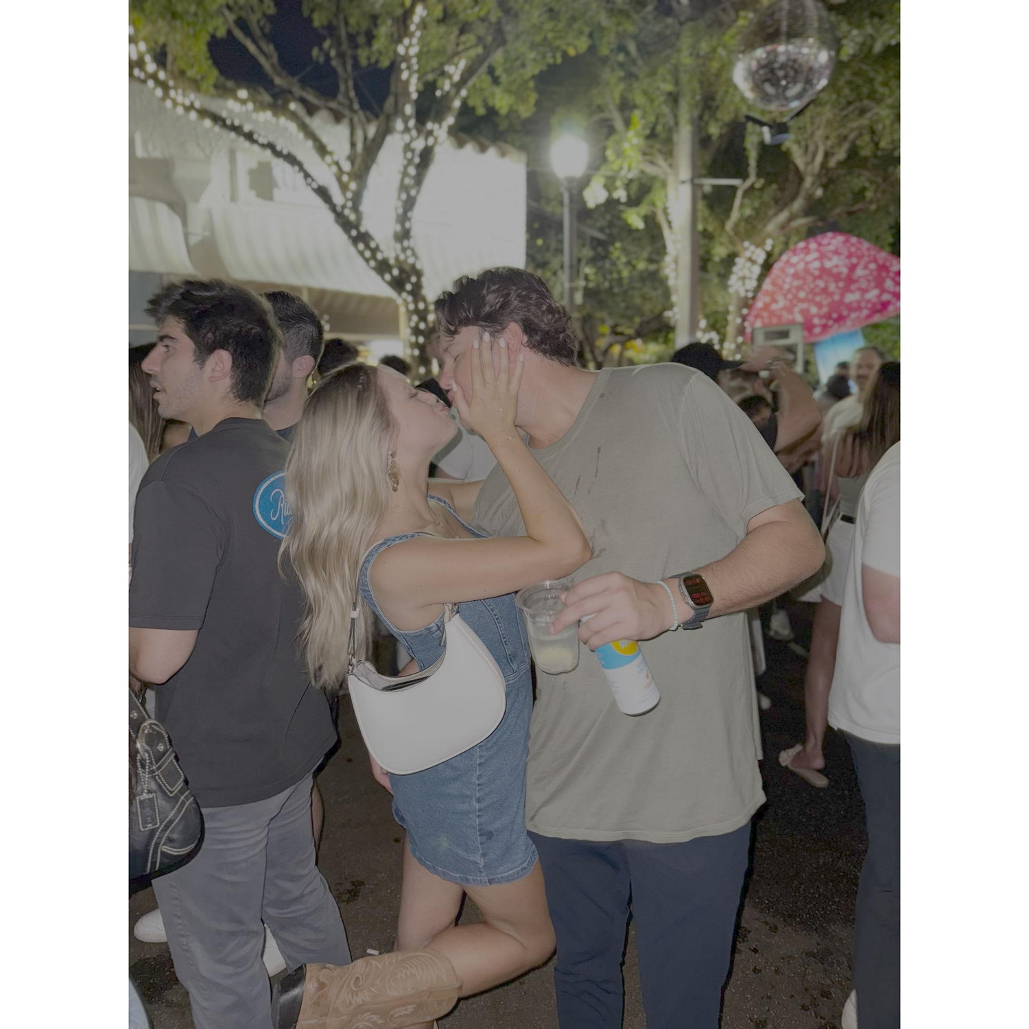 We went back to where we first met a year later! We met at a community event called "Coconut Groove." Why we each happened to be there that night is an extra fun story.