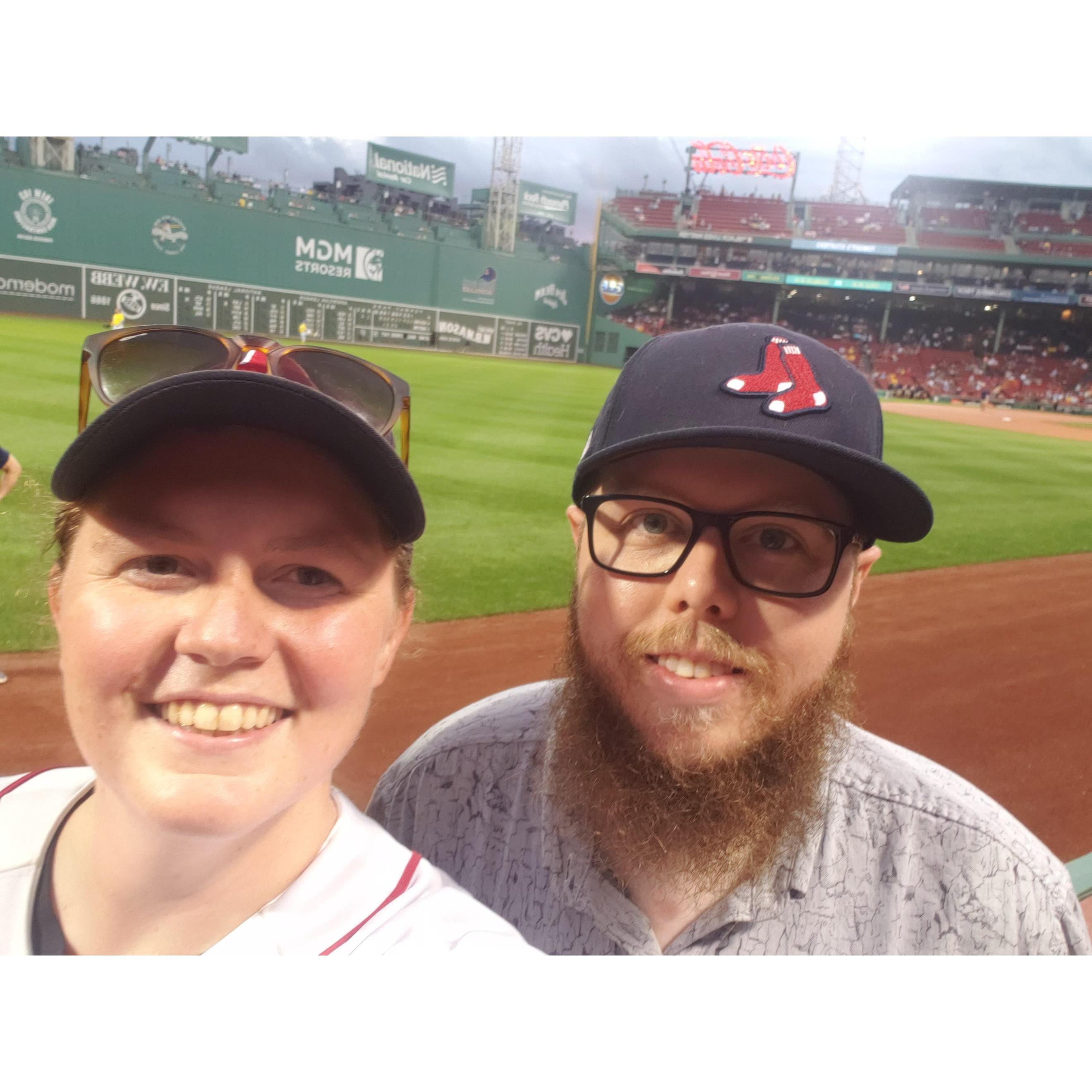 Bryce's first trip to Fenway for Red Sox-Yankees!! (Don't ask how the game went, though...)